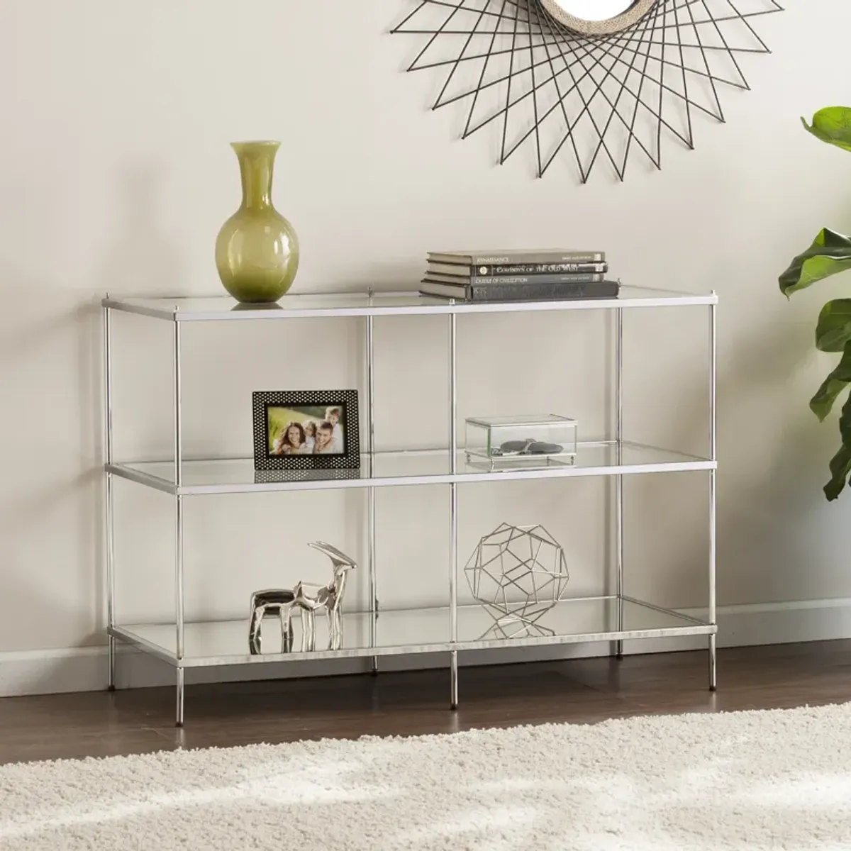 Knox Glam Mirrored  Console Table