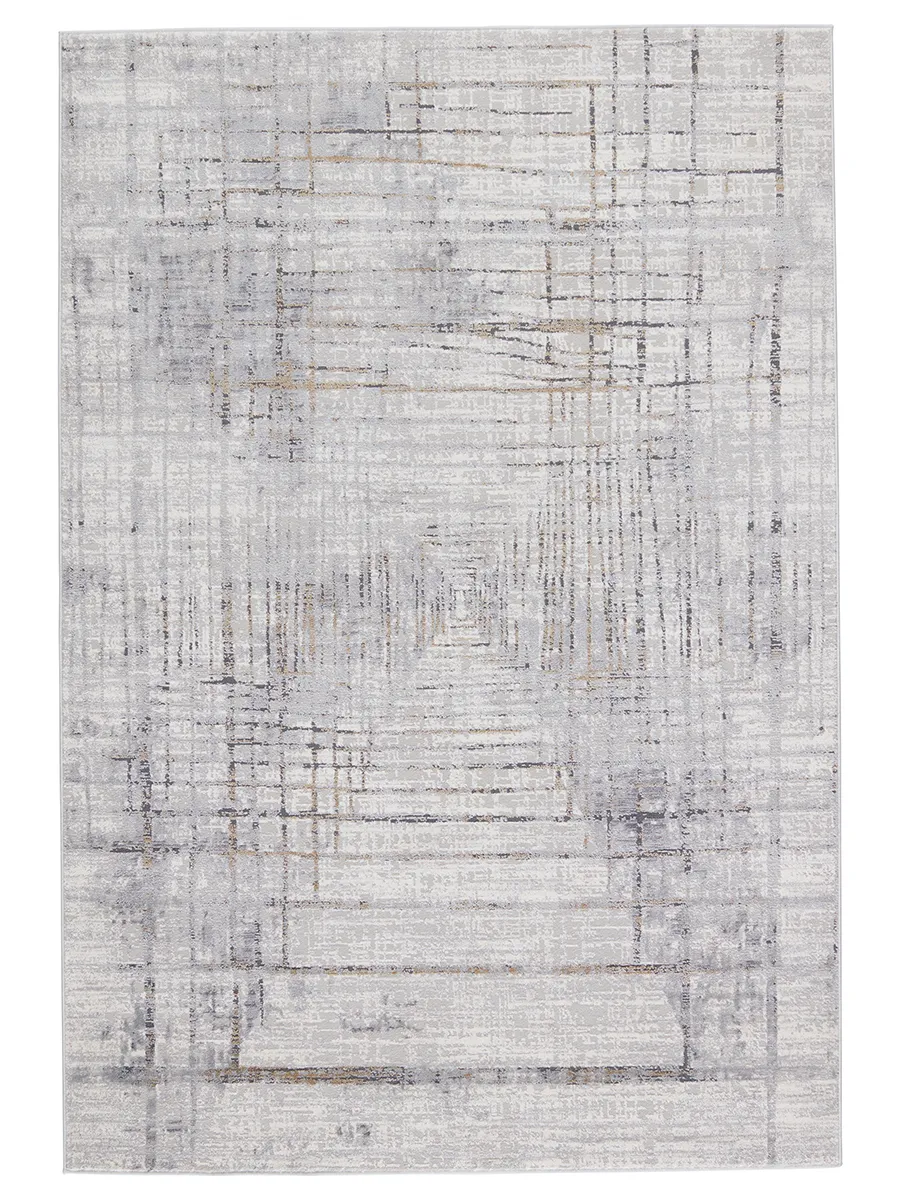 Solace Toril Gray 3' x 8' Runner Rug