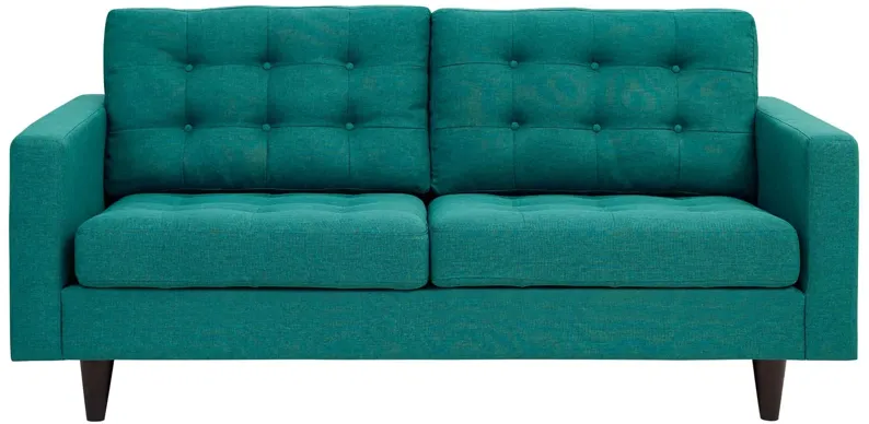 Empress Upholstered Fabric Loveseat