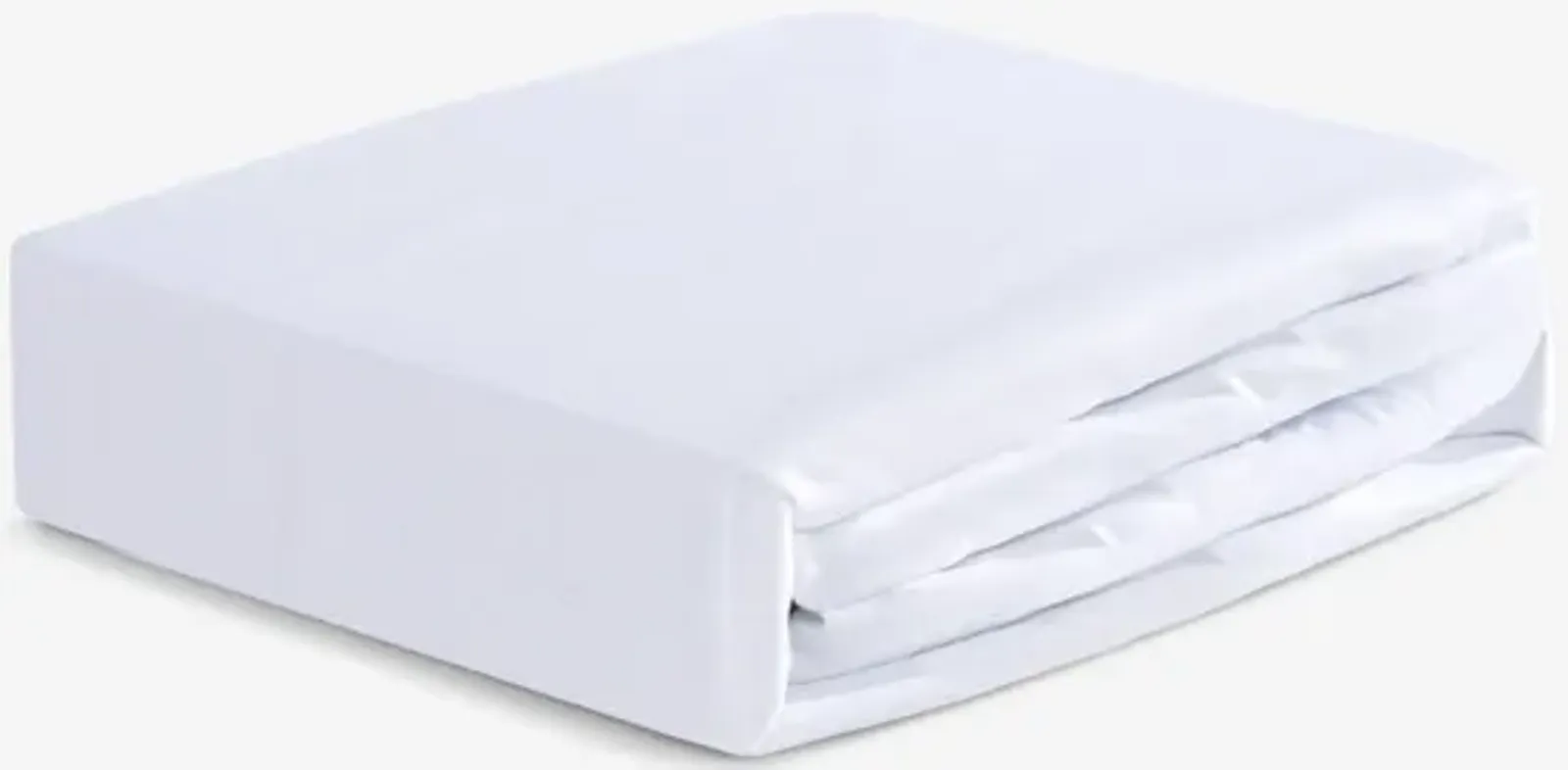 Hyper-Linen Crib Sheet - Bright White