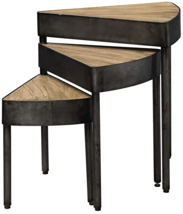 Uttermost Akito Swivel Nesting Table
