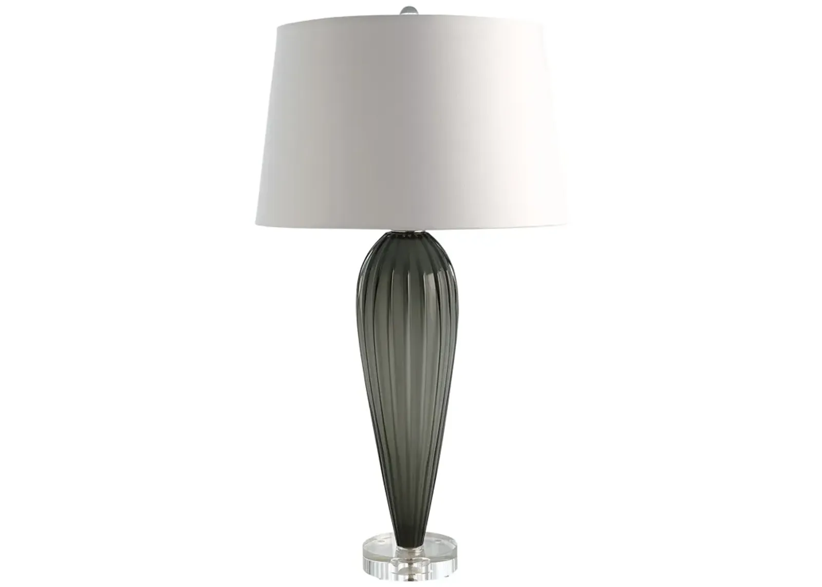 Teardrop Glass Lamp-Grey