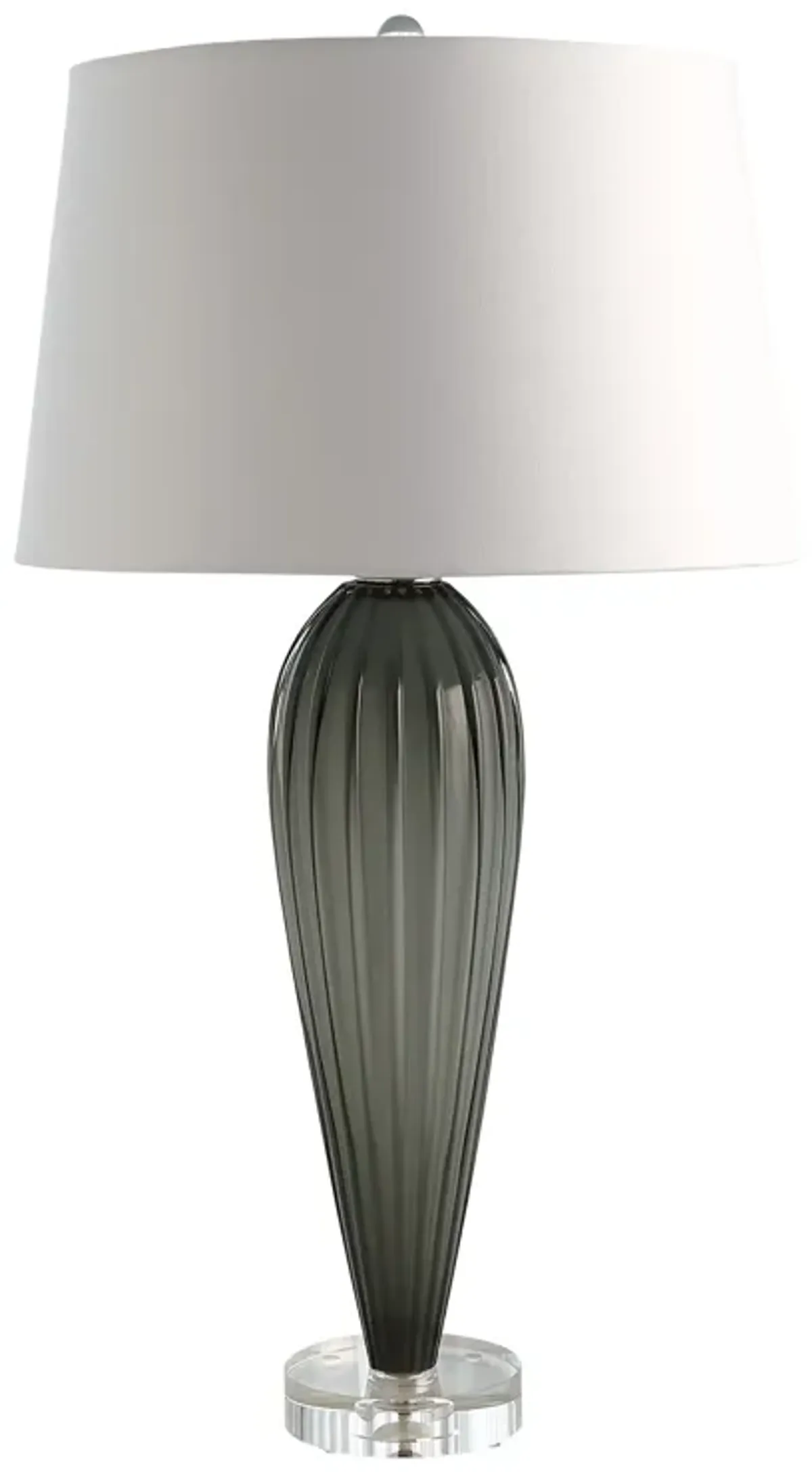 Teardrop Glass Lamp-Grey