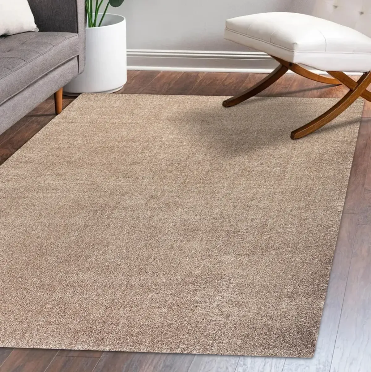 Haze Solid Low-Pile Area Rug