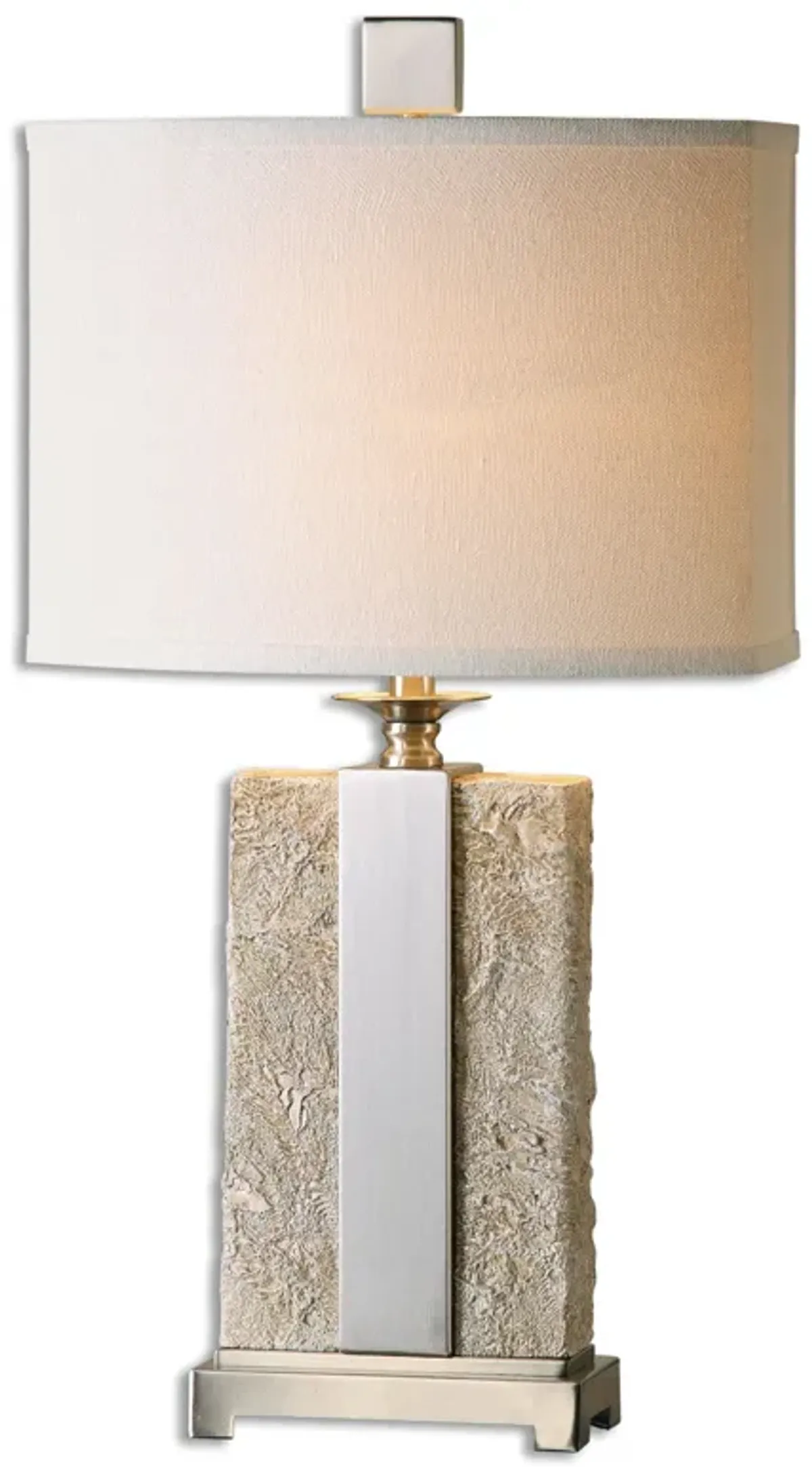 Uttermost Bonea Stone Ivory Table Lamp