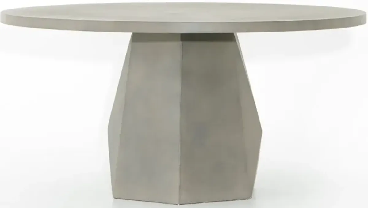 Bowman Outdoor Dining Table - Grey Concrete