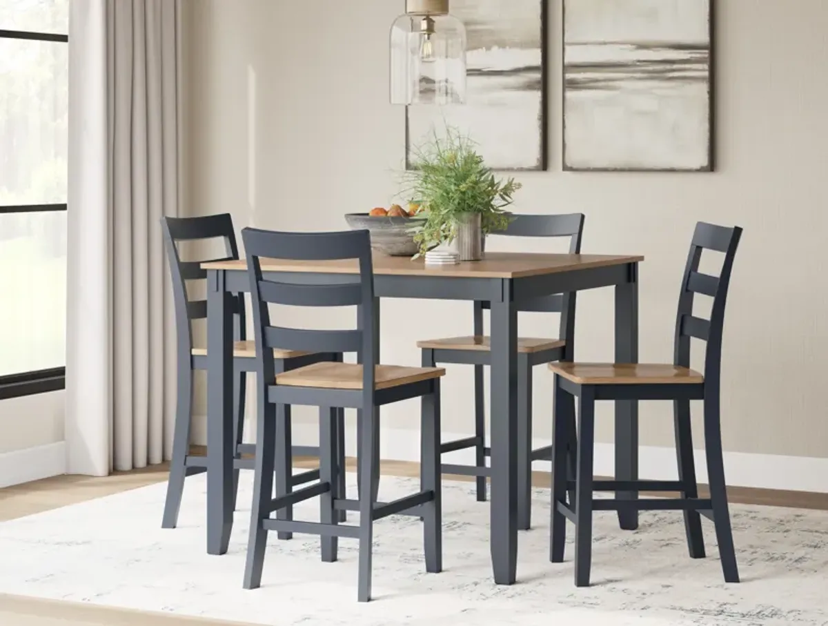 Gesthaven 4-Piece Counter Height Dining Set