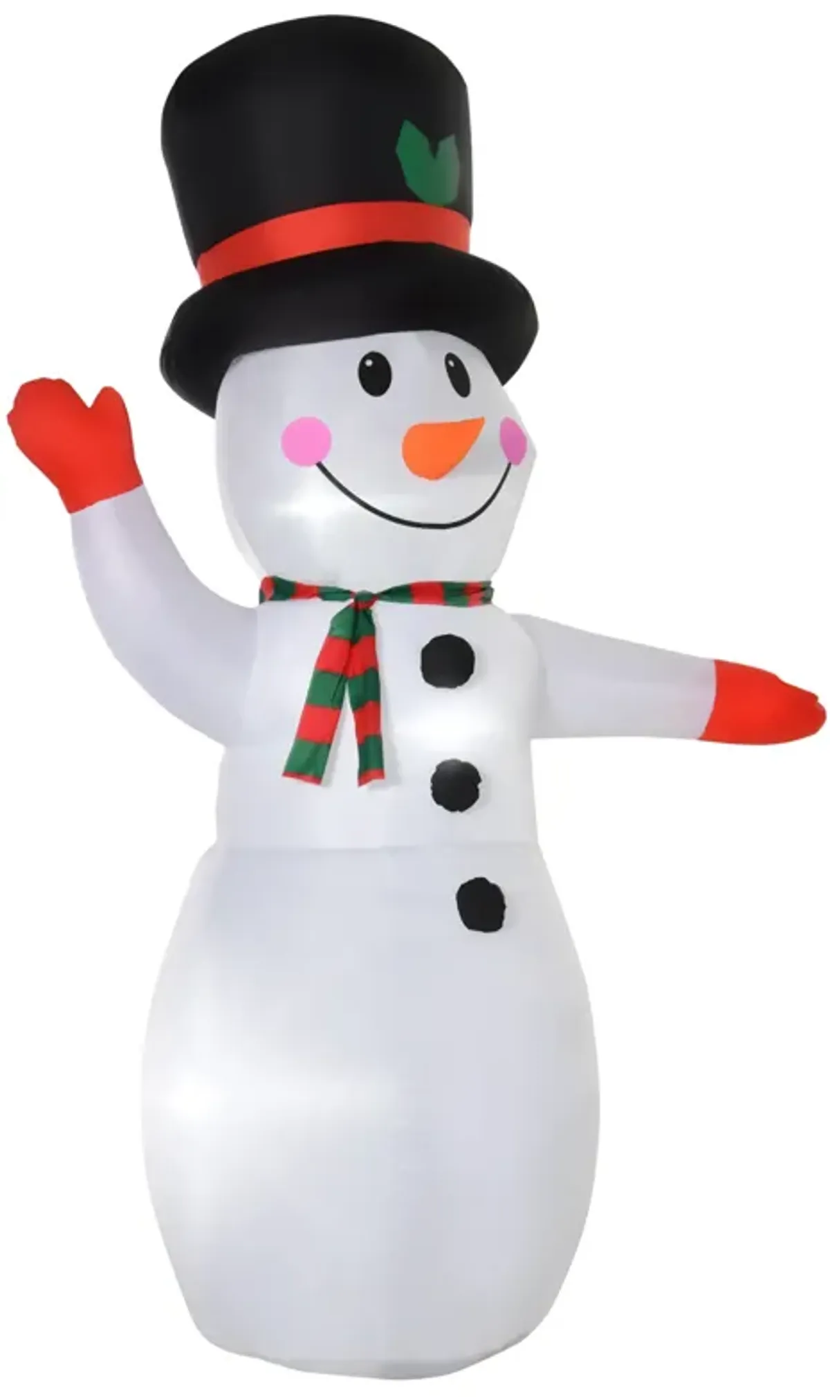 8' Christmas Inflatable Snowman w/ LED Lights Blow up Holiday Yard Decorations