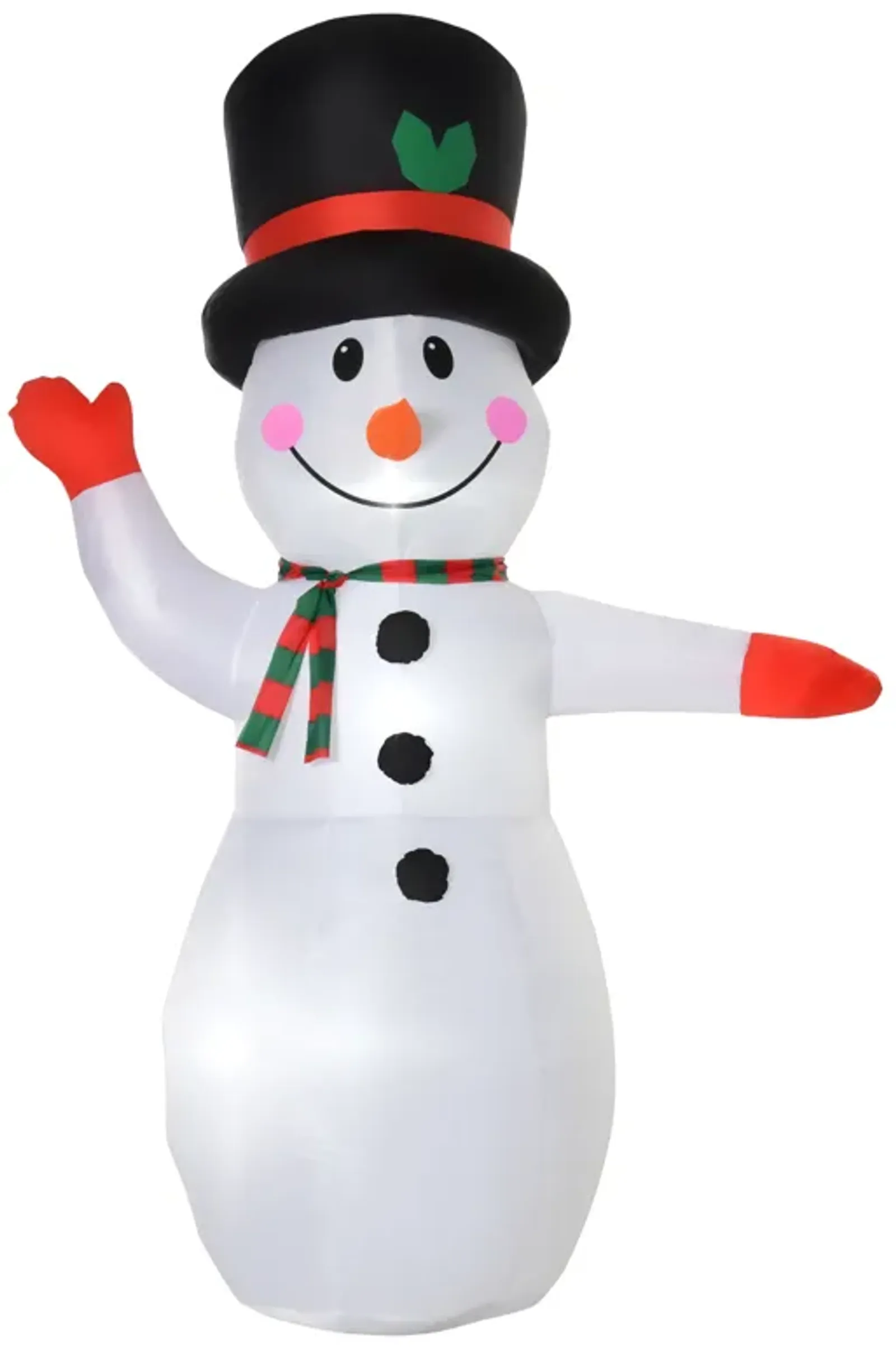 8' Christmas Inflatable Snowman w/ LED Lights Blow up Holiday Yard Decorations