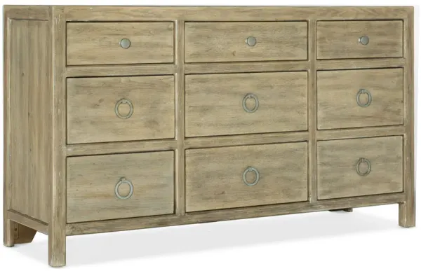 Surfrider Nine-Drawer Dresser