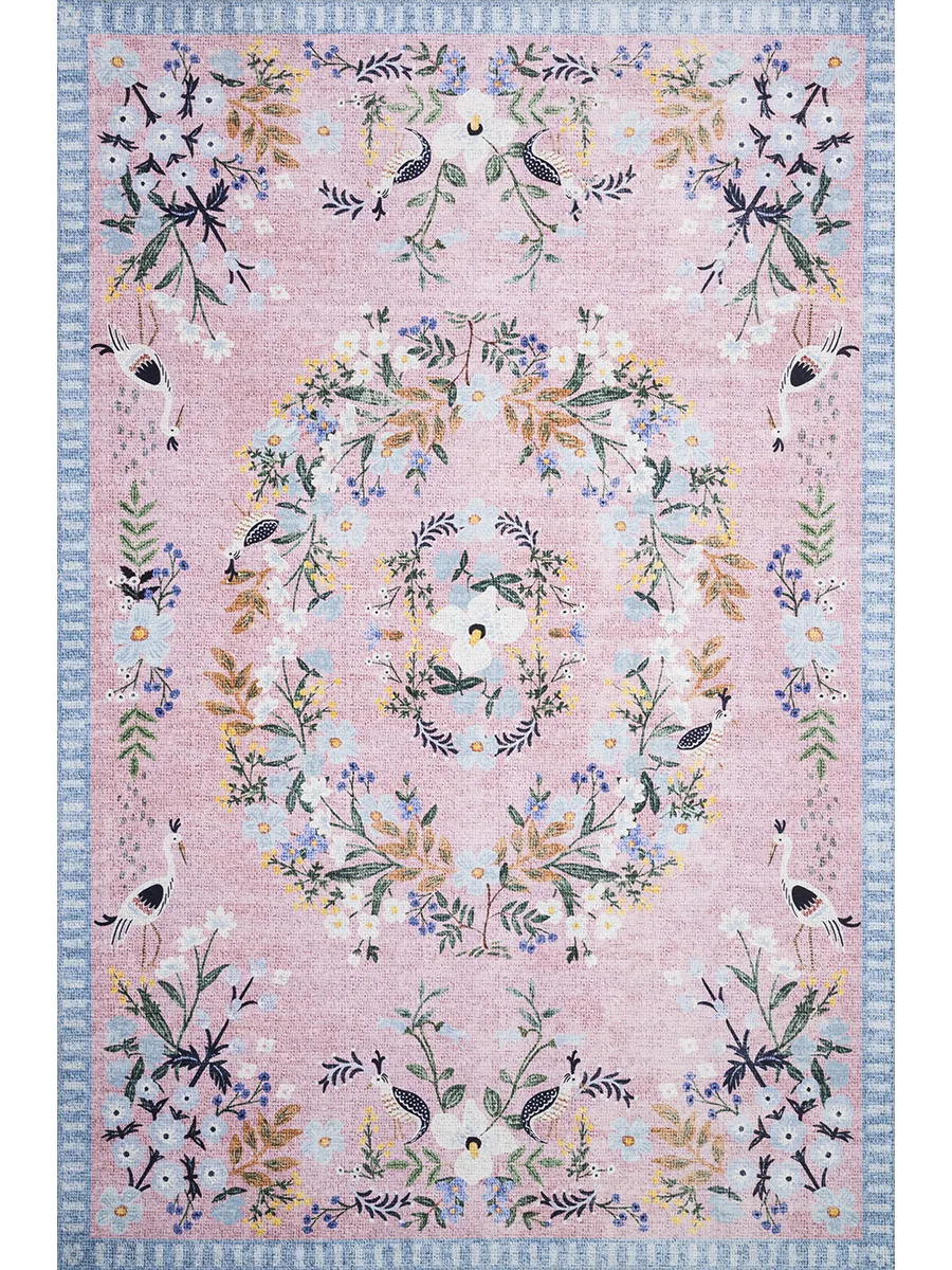 Palais PAL03 Rose/Sky 5' x 7'6" Rug