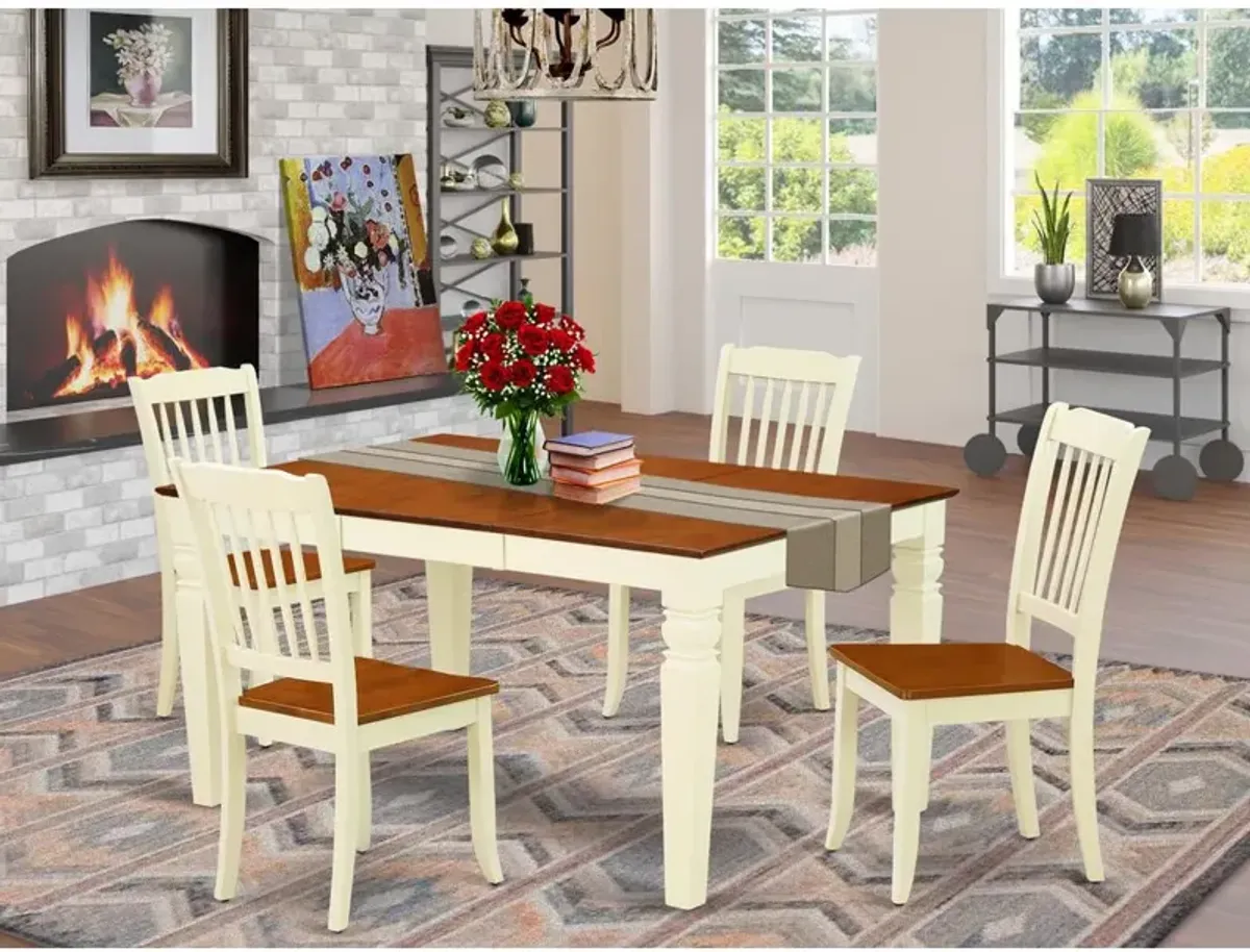 Dining Room Set Buttermilk & Cherry