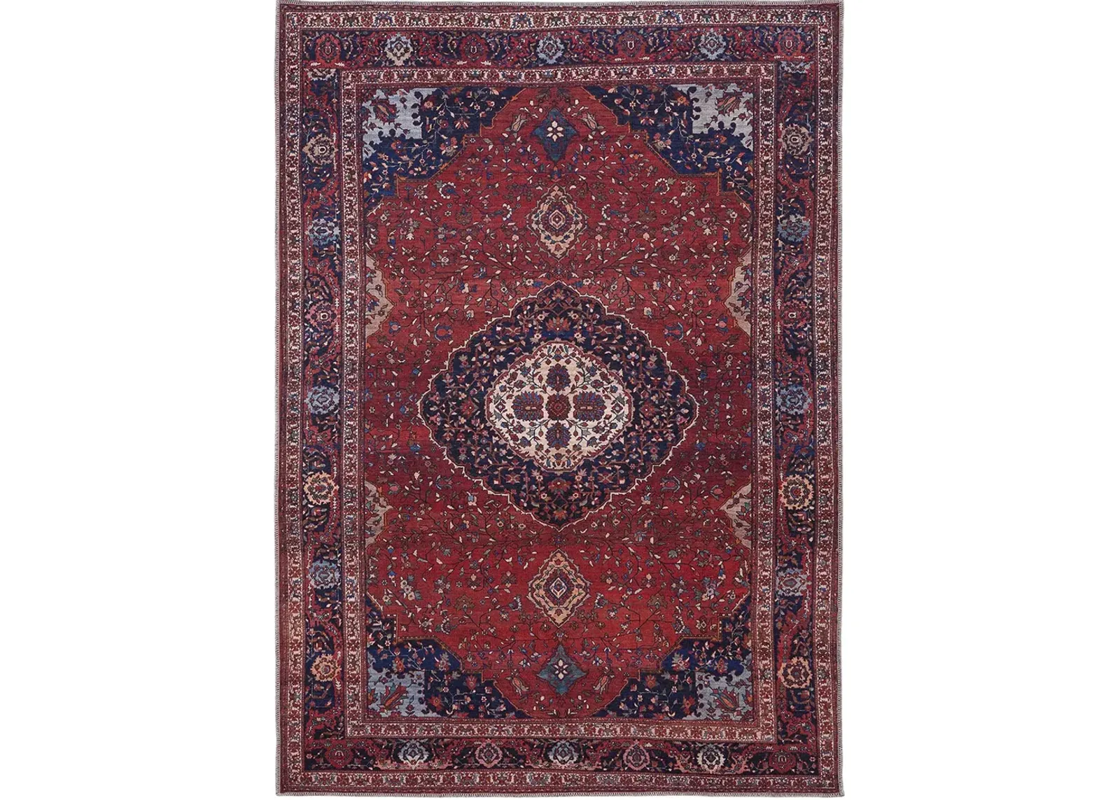 Rawlins 39HDF Red/Blue/Tan 2' x 3' Rug