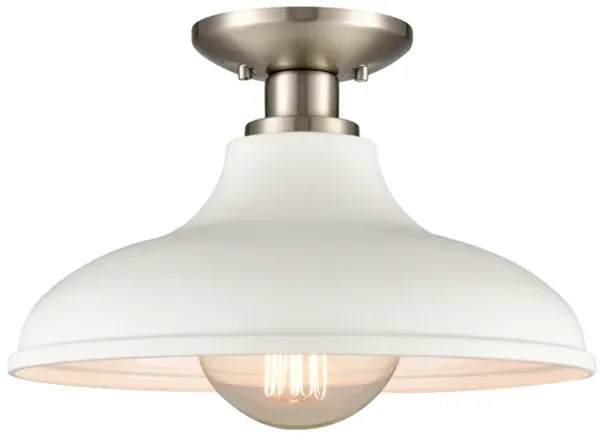 Grenville 13'' Wide 1-Light Semi Flush Mount