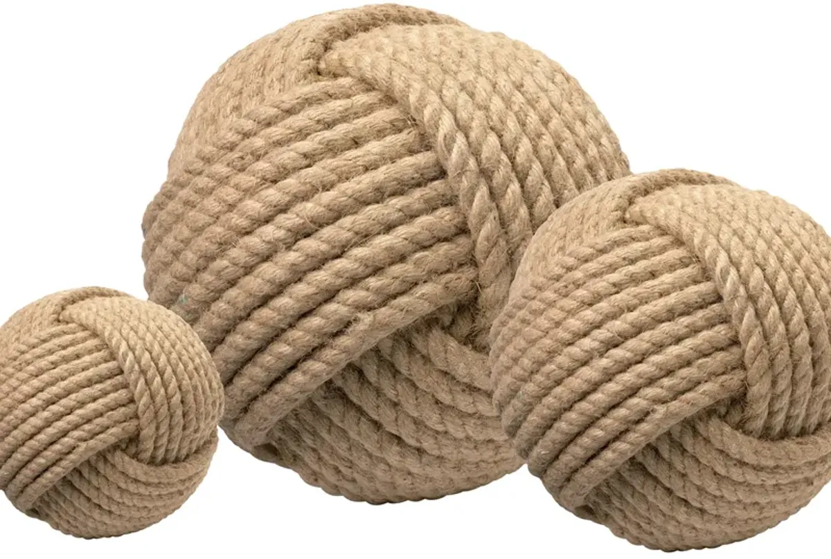 Jute Balls Set of 3
