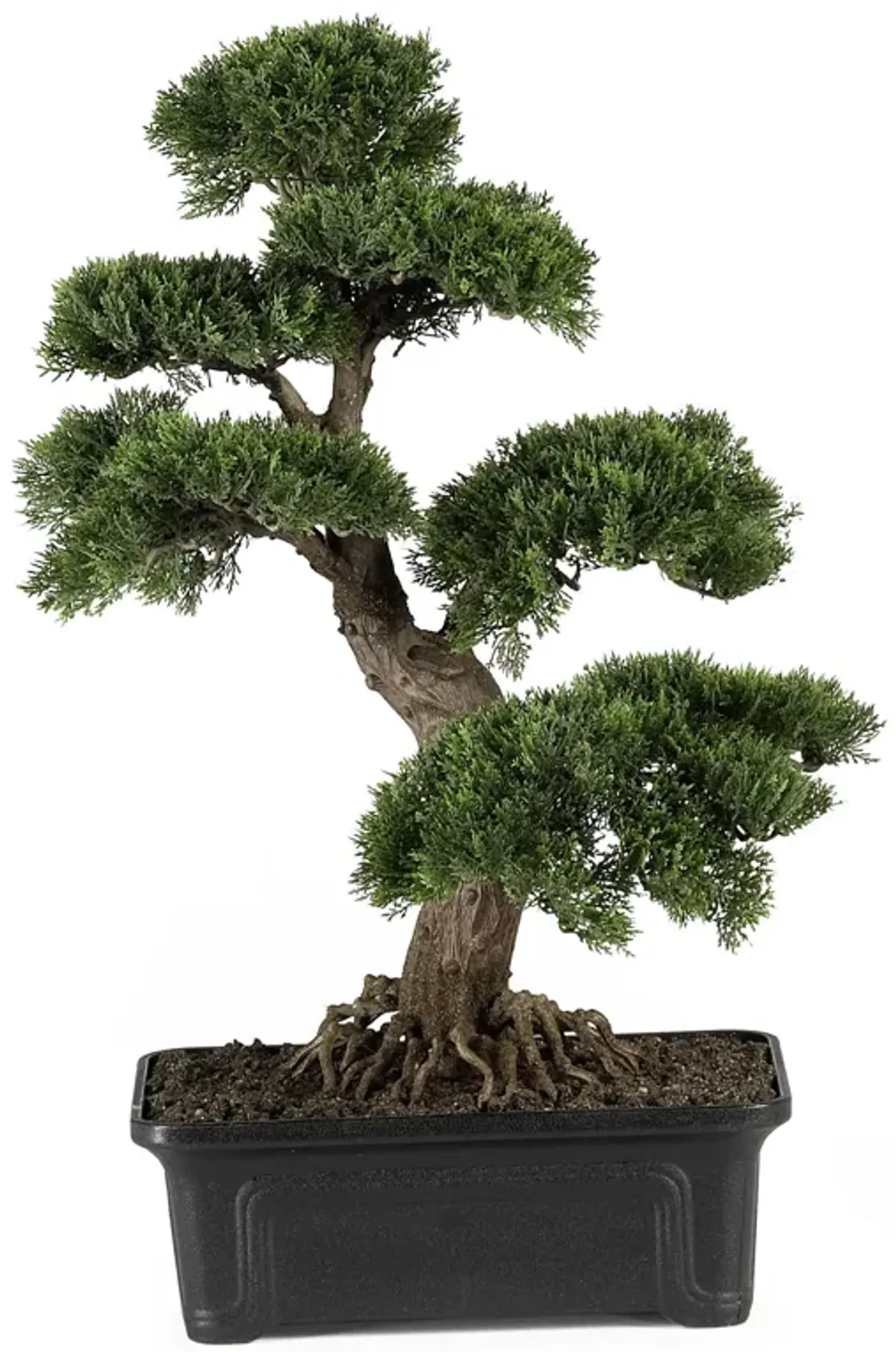 Hivvago Cedar Bonsai 24 Inches Silk Plant