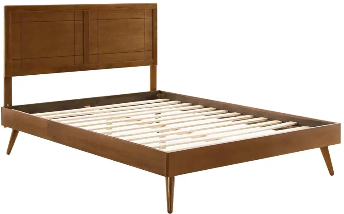 Modway - Marlee King Wood Platform Bed with Splayed Legs