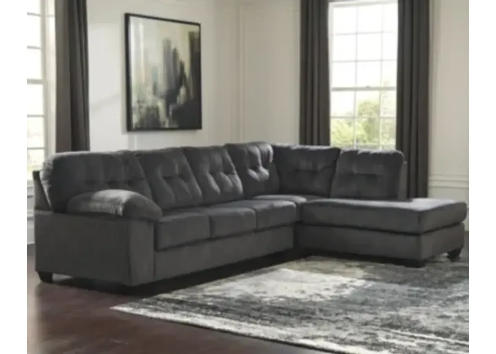 Accrington 2-Piece Sectional with Right Arm Facing Chaise