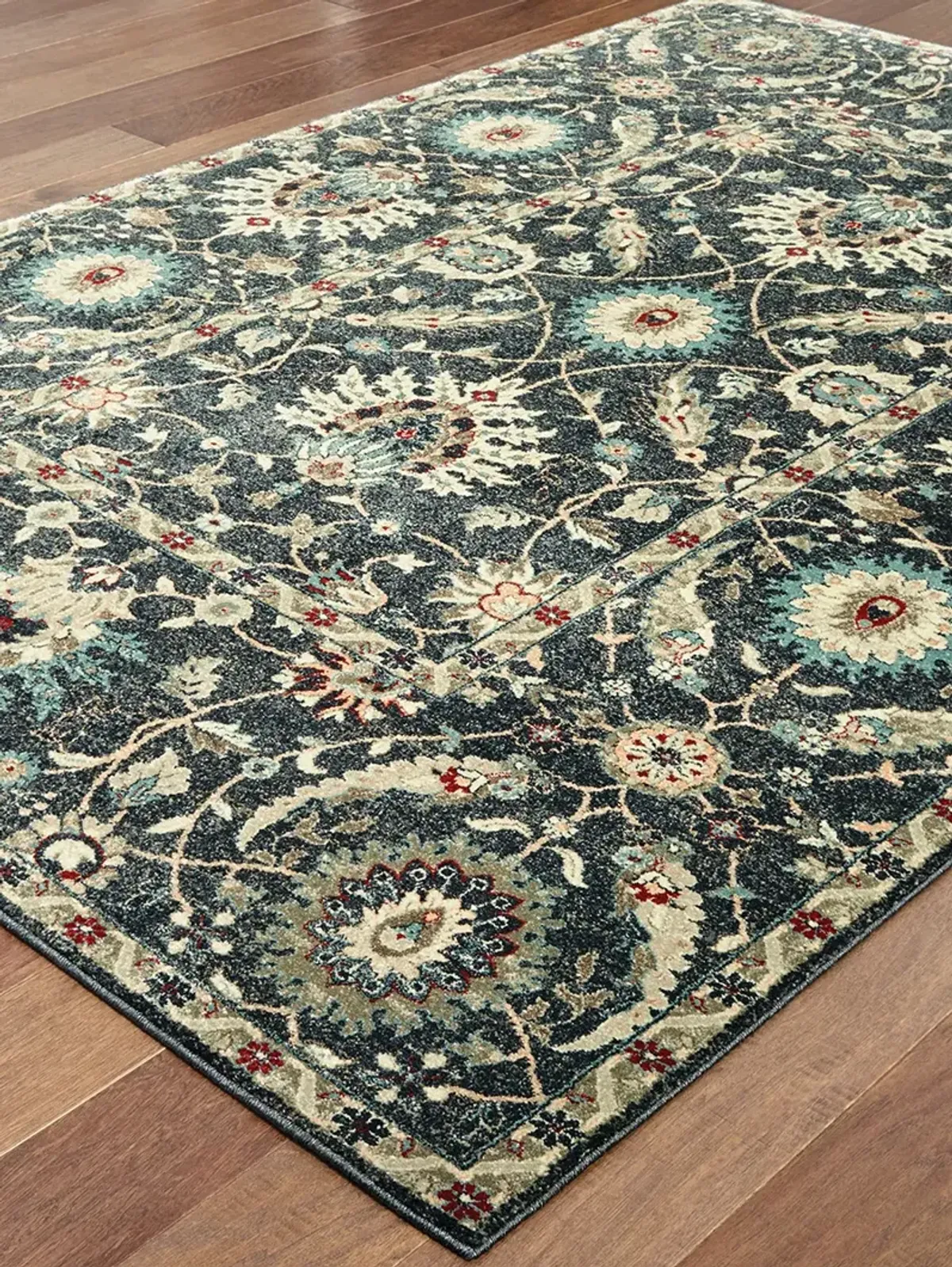 Raleigh 6'7" x 9'6" Navy Rug