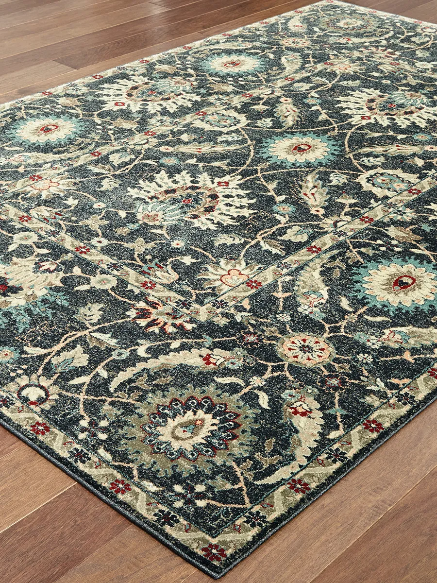 Raleigh 6'7" x 9'6" Navy Rug