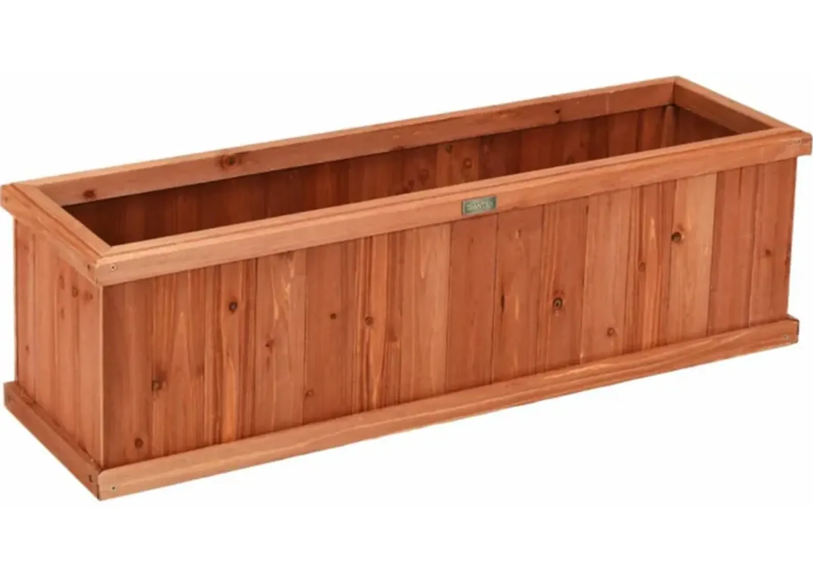 Hivvago Wooden Decorative Planter Box for Garden Yard and Window