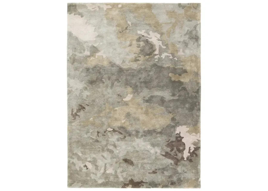 Transcend Glacier Green 5' x 8' Rug