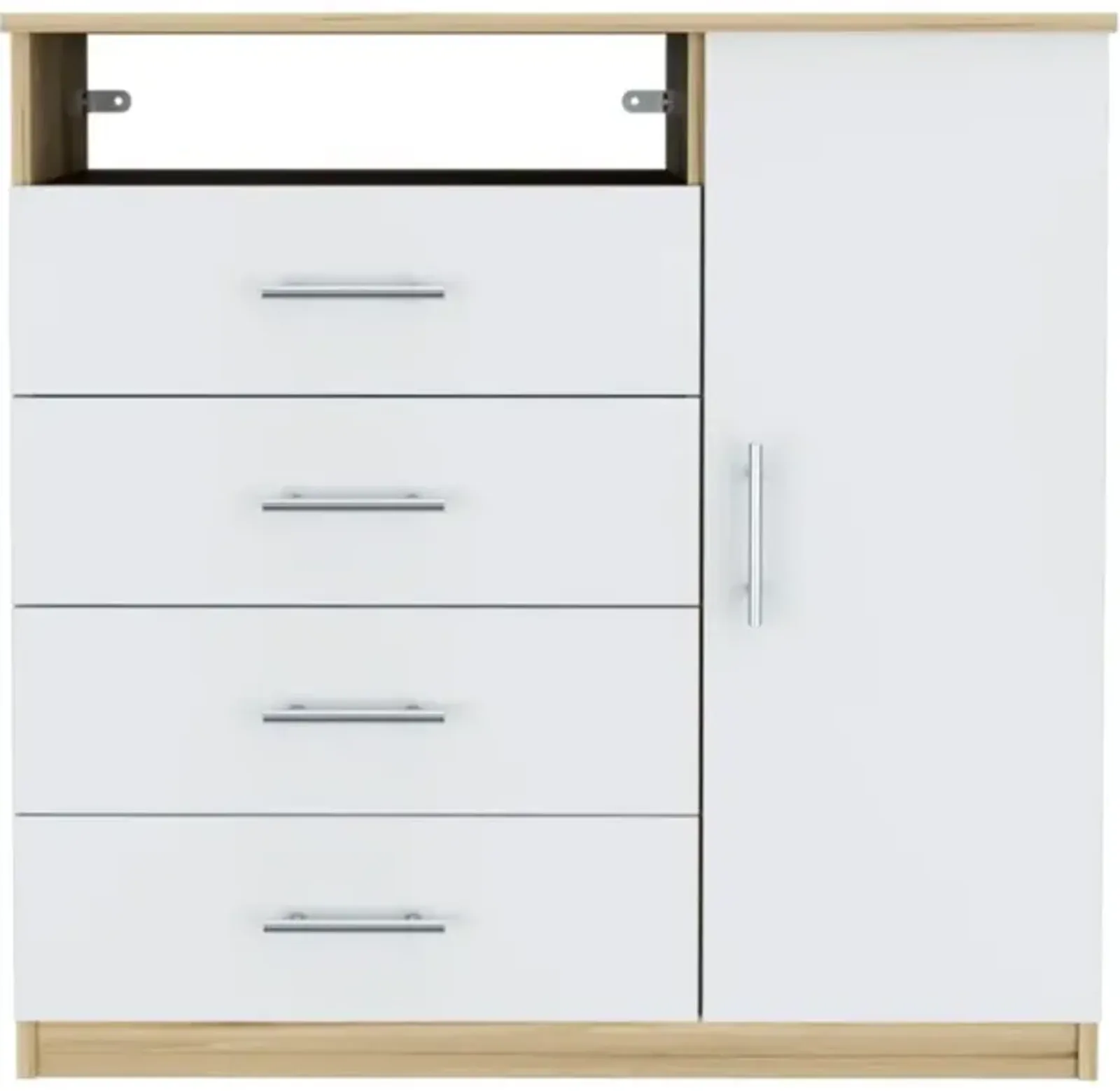 Dresser Beaufort, Bedroom, Light Oak / White