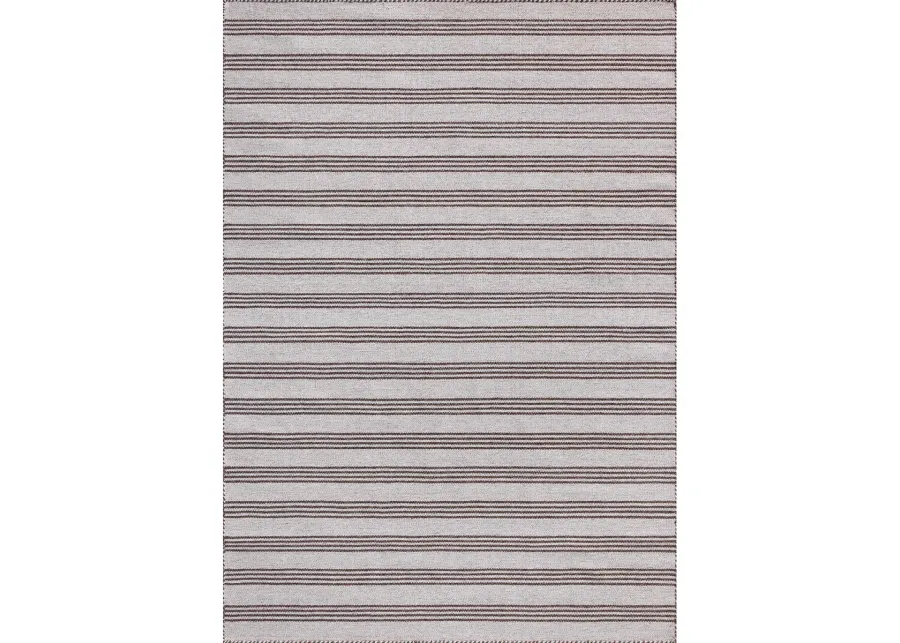 Charlie Silver/Bark 5'0" x 7'6" Area Rug by Magnolia Home by Joanna Gaines x Loloi