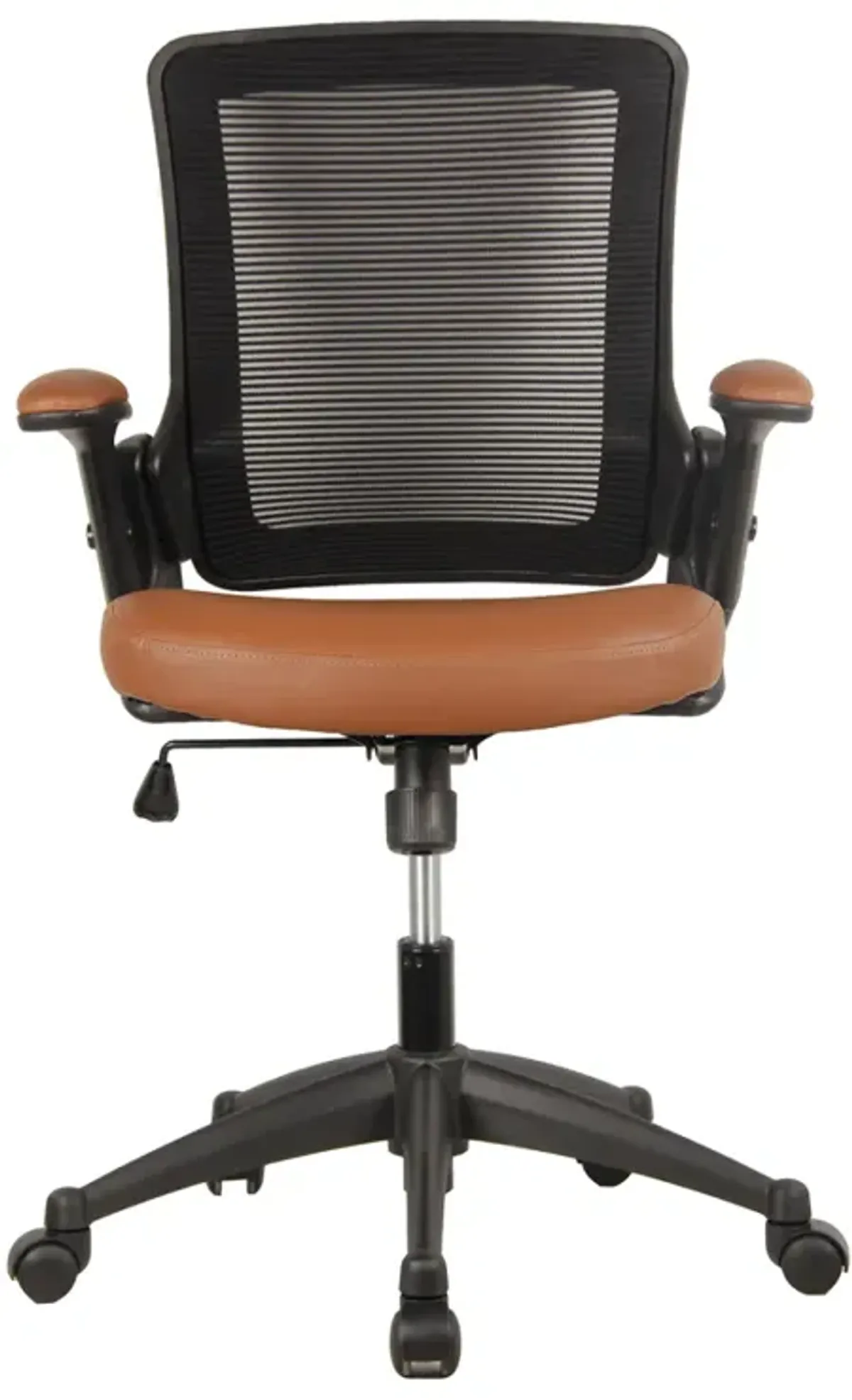 Mid-Back Mesh Task Office Chair With Height Adjustable Arms