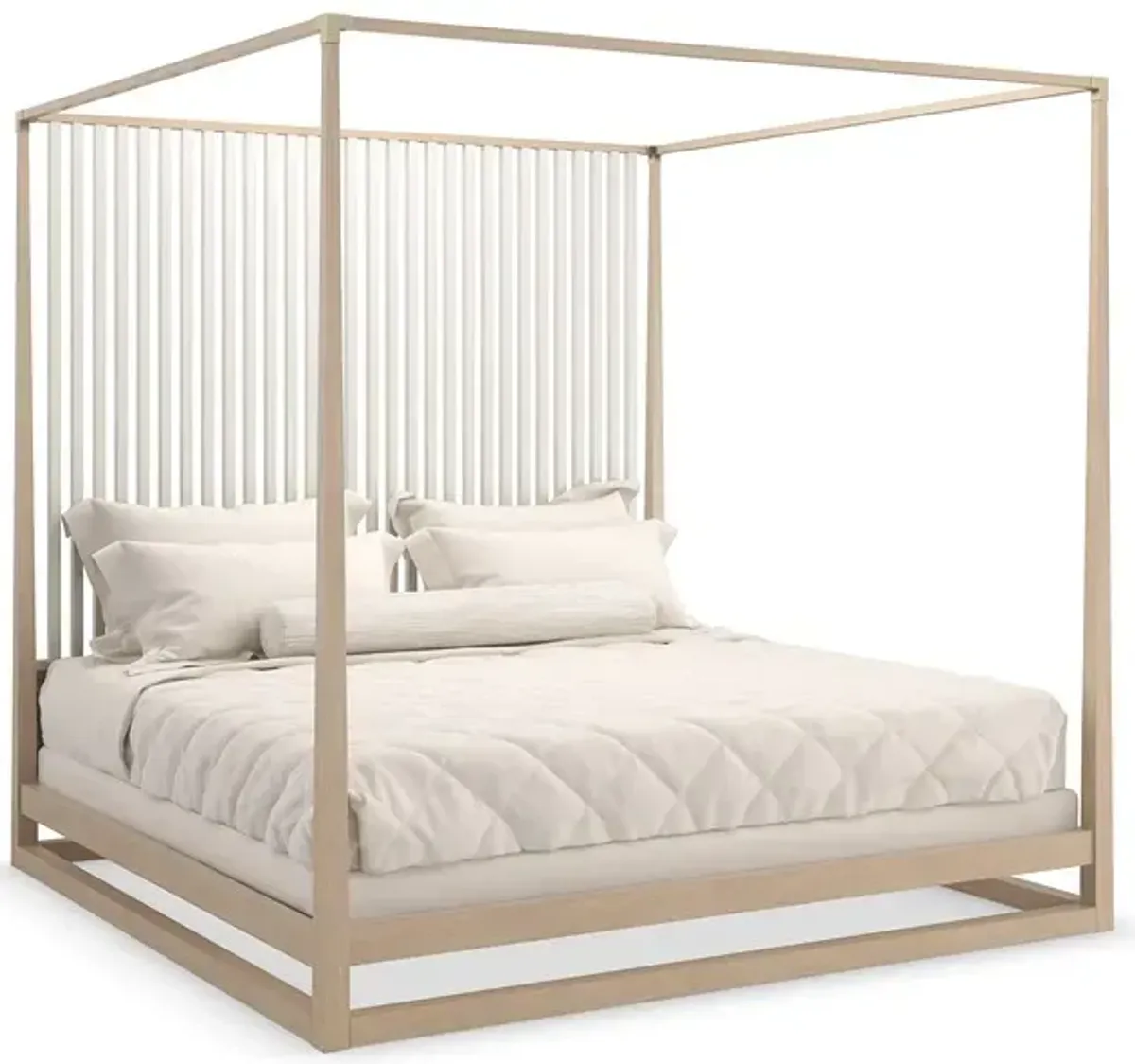 Pinstripe Light Bed-Queen