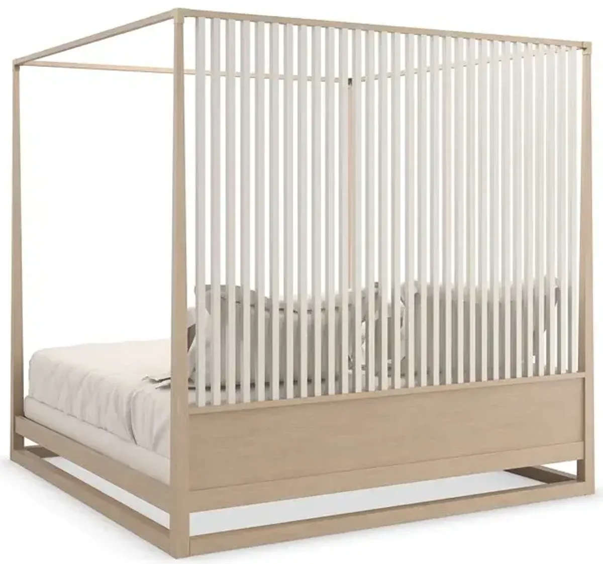 Pinstripe Light Bed-Queen