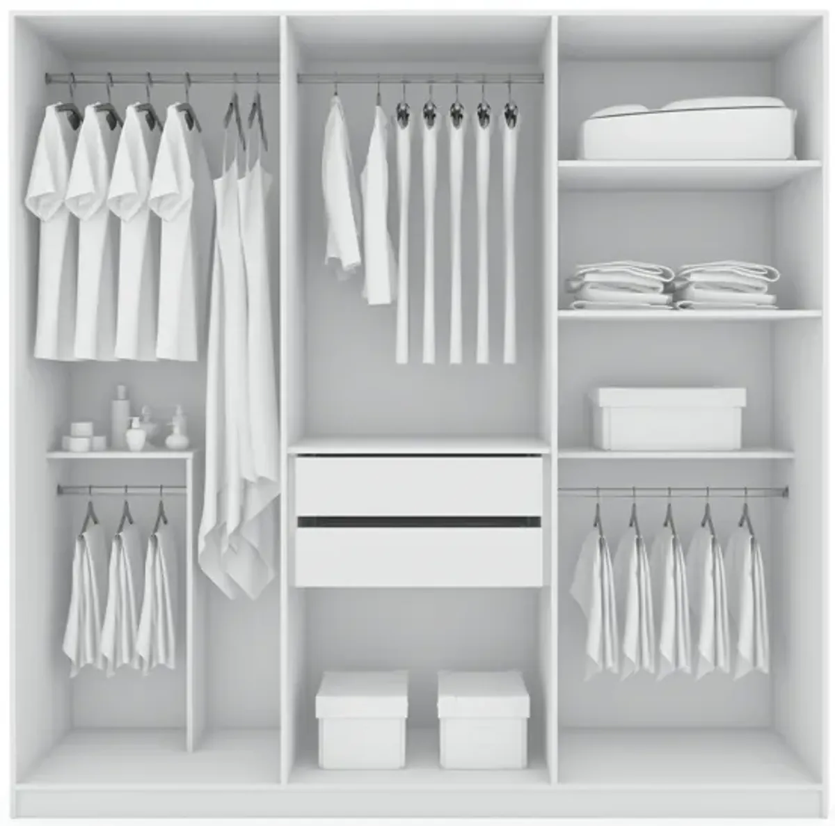 Gramercy White Wardrobe
