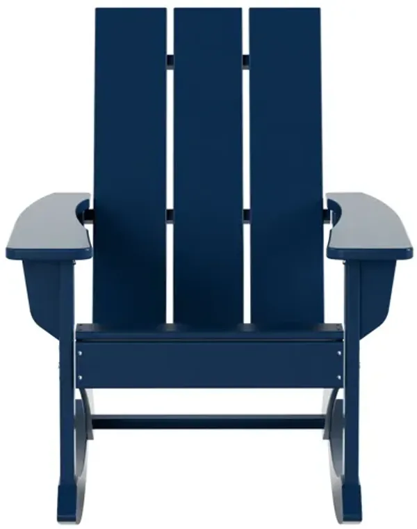 WestinTrends Modern Adirondack Outdoor Rocking Chair