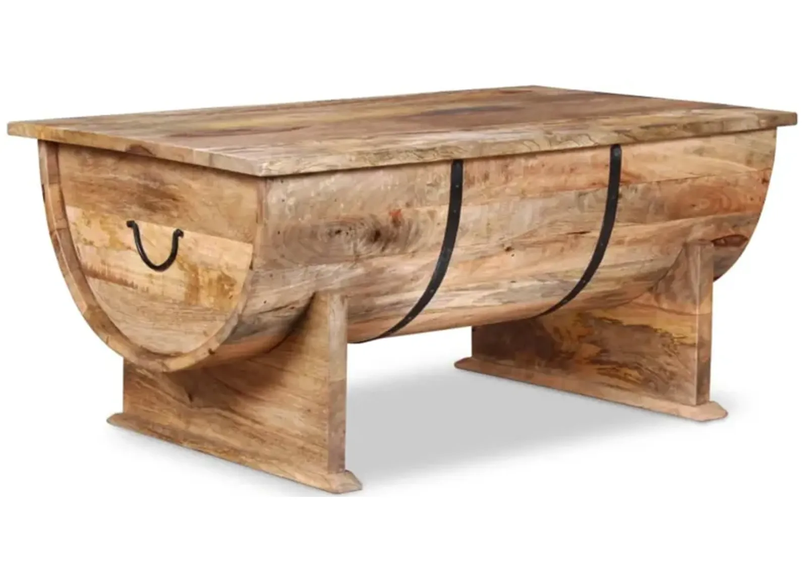 vidaXL Coffee Table Solid Mango Wood 34.6"x19.7"x15.7"