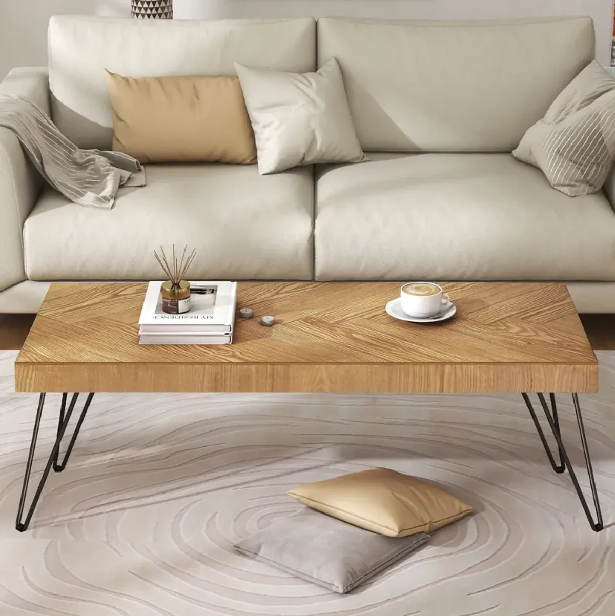 Merax Modern Coffee Table