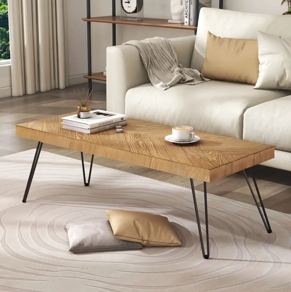 Merax Modern Coffee Table