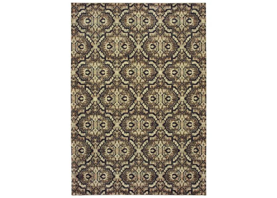 Raleigh 6'7" x 9'6" Brown Rug