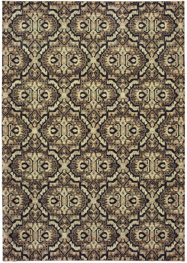 Raleigh 6'7" x 9'6" Brown Rug