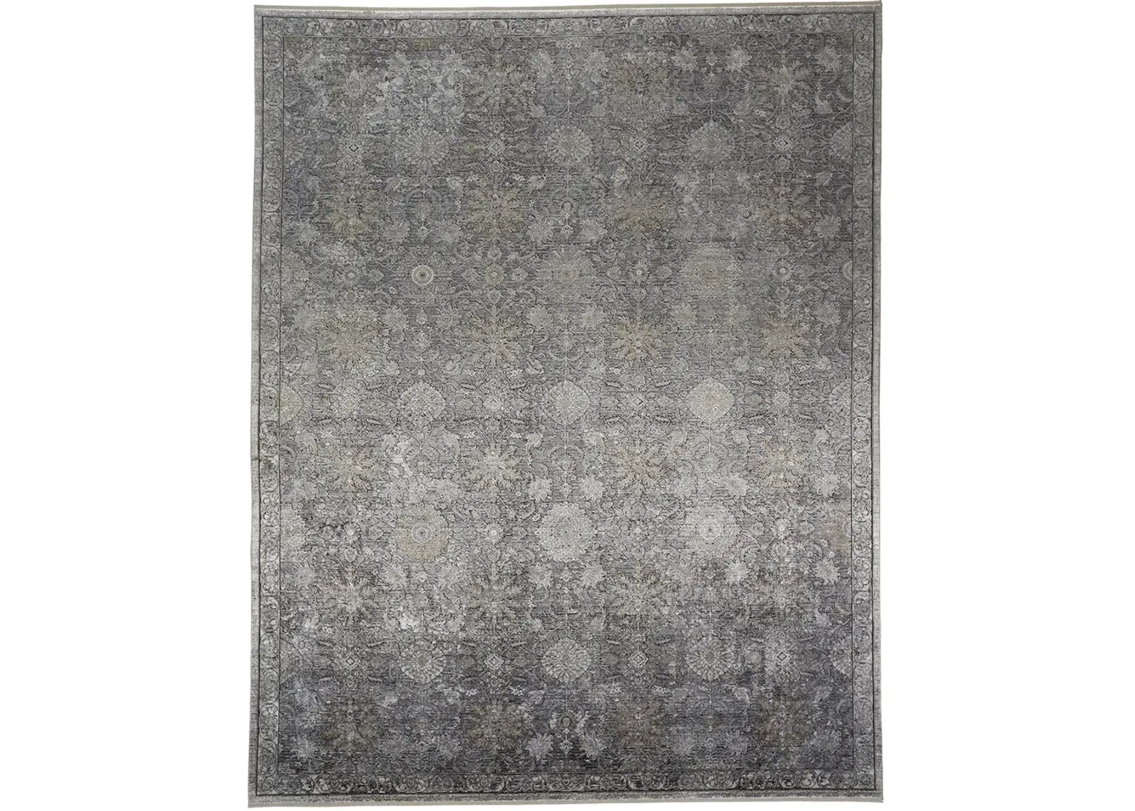 Sarrant 3965F Gray/Silver/Tan 2' x 3' Rug