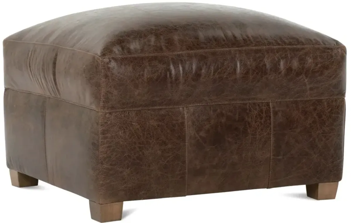 Lilah Leather Ottoman
