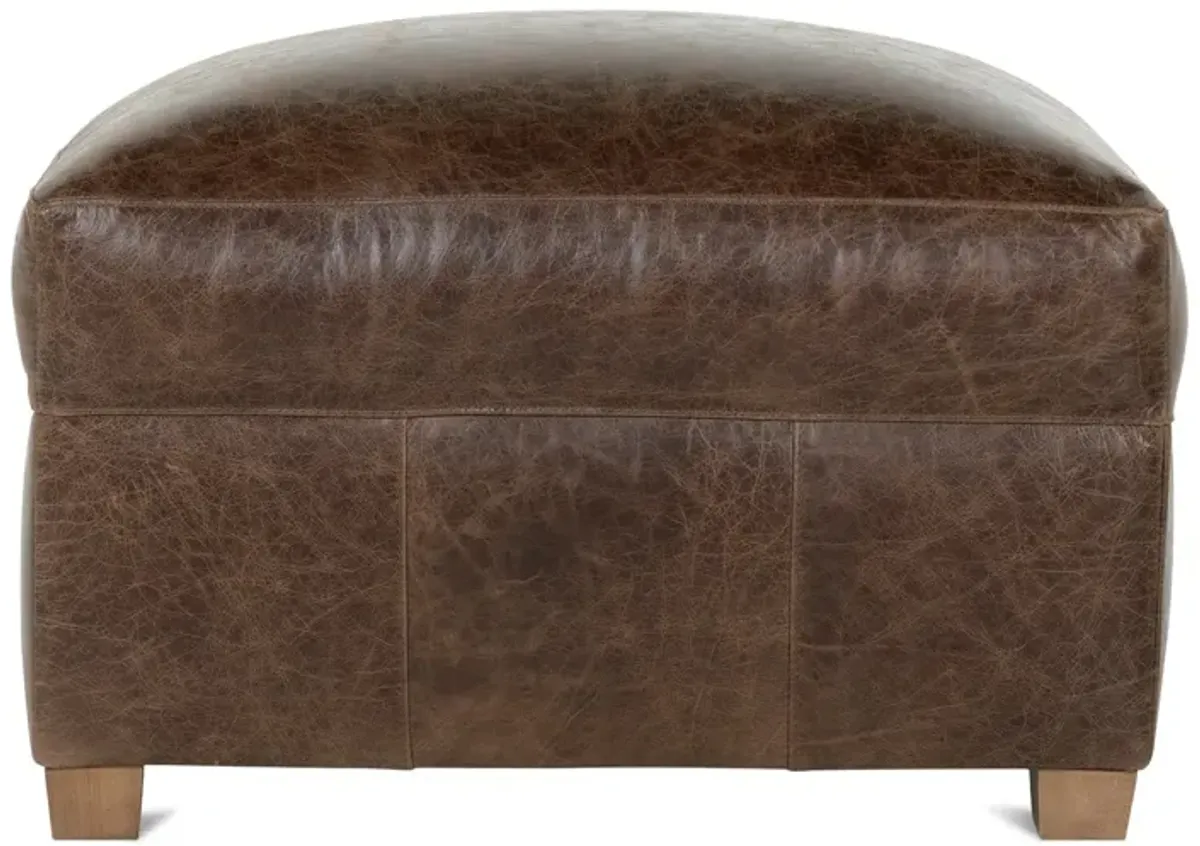 Lilah Leather Ottoman