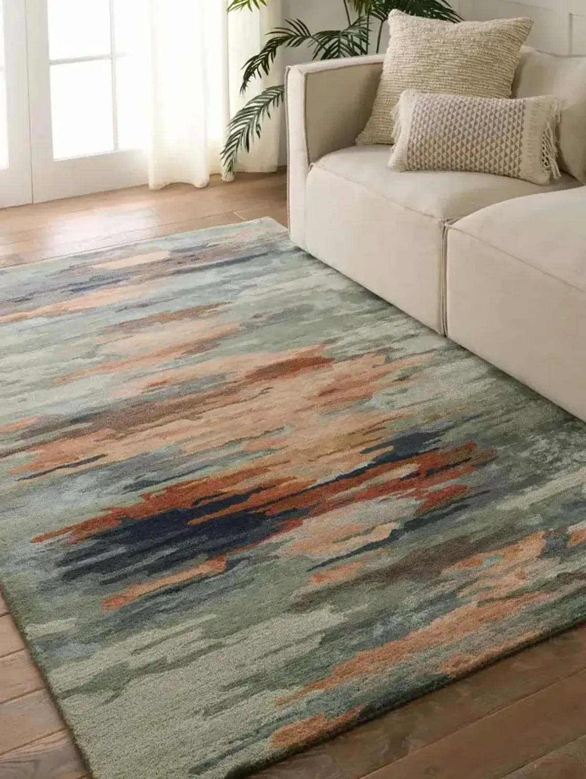 Genesis Ryenn Green 10' x 14' Rug