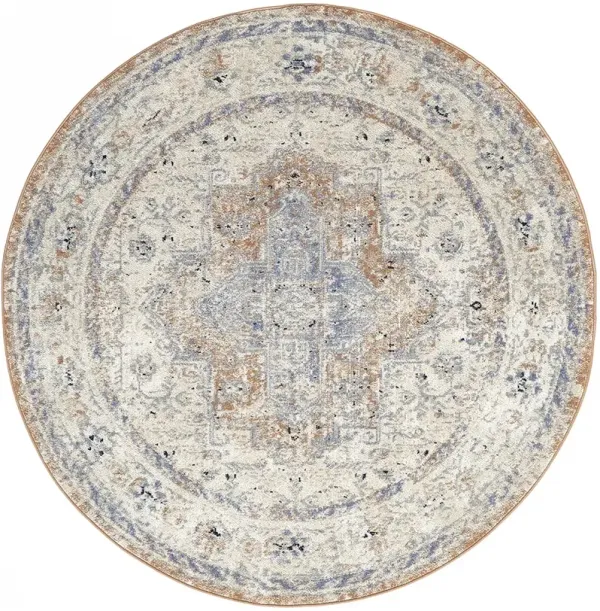 Nourison Essentials Persian NRE07 Beige/Blue 6' x Round Rug