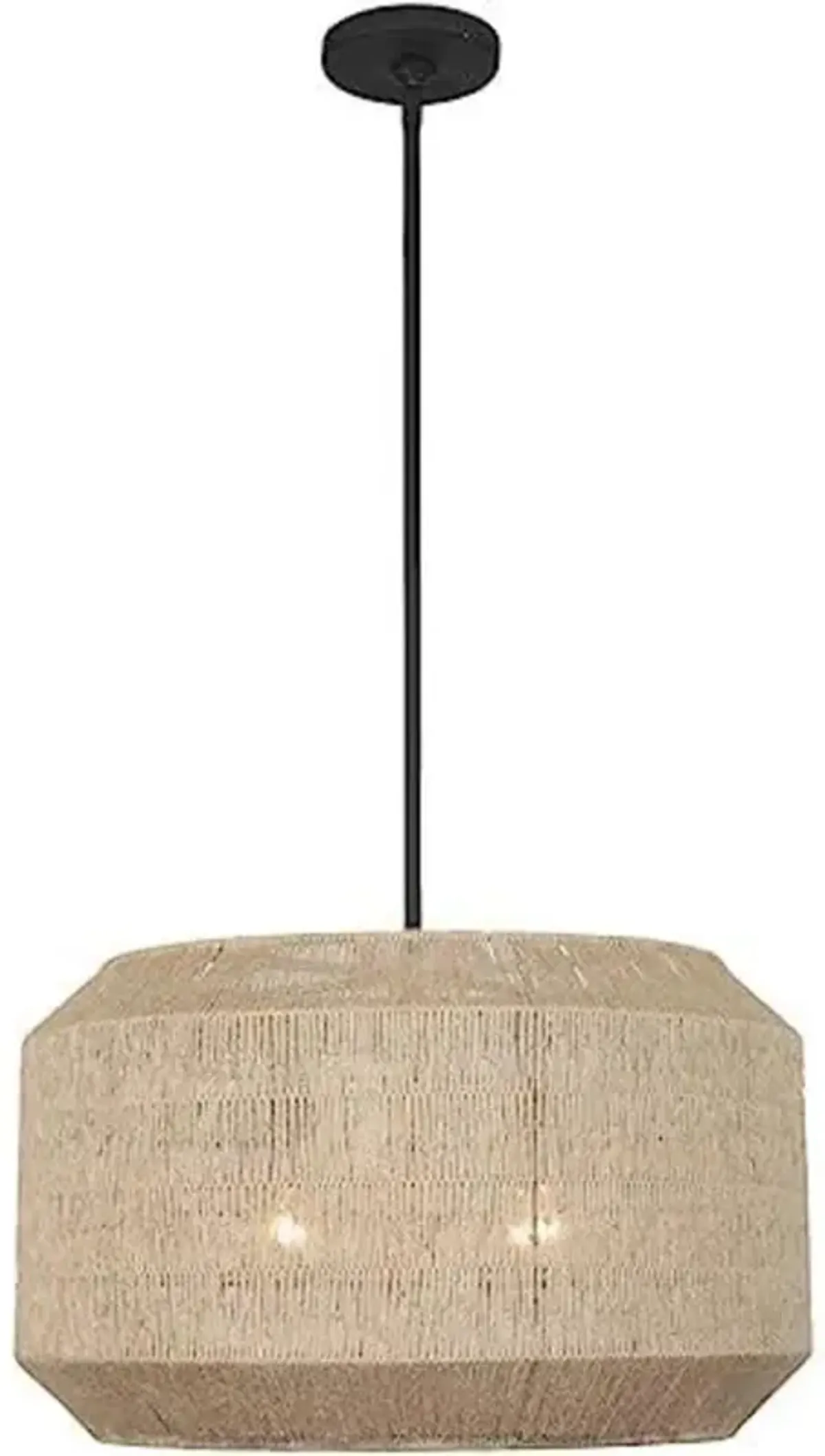 Belen Kox Handwoven Linen Inspired Pendant Light, Belen Kox