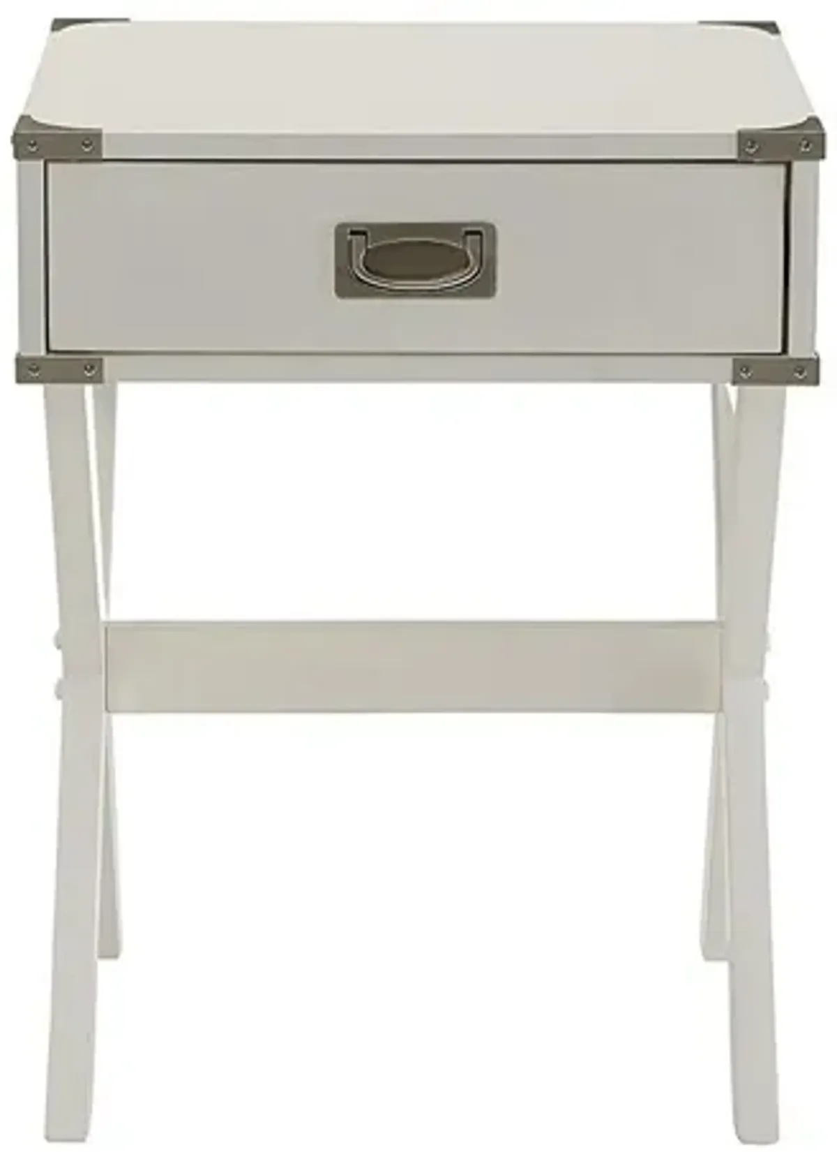 Acme Babs End Table in White