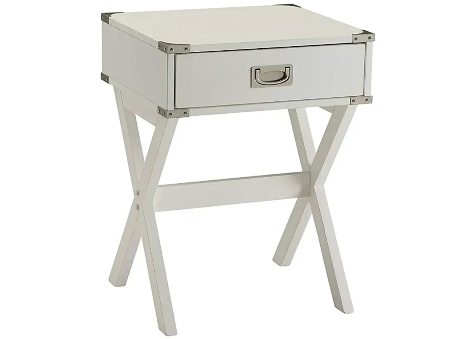 Acme Babs End Table in White