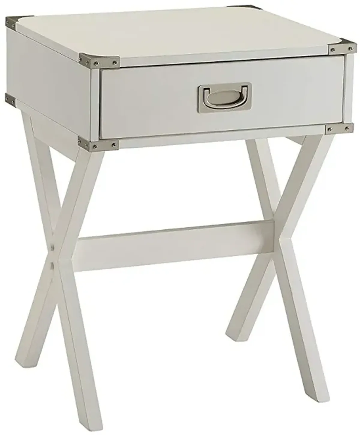 Acme Babs End Table in White