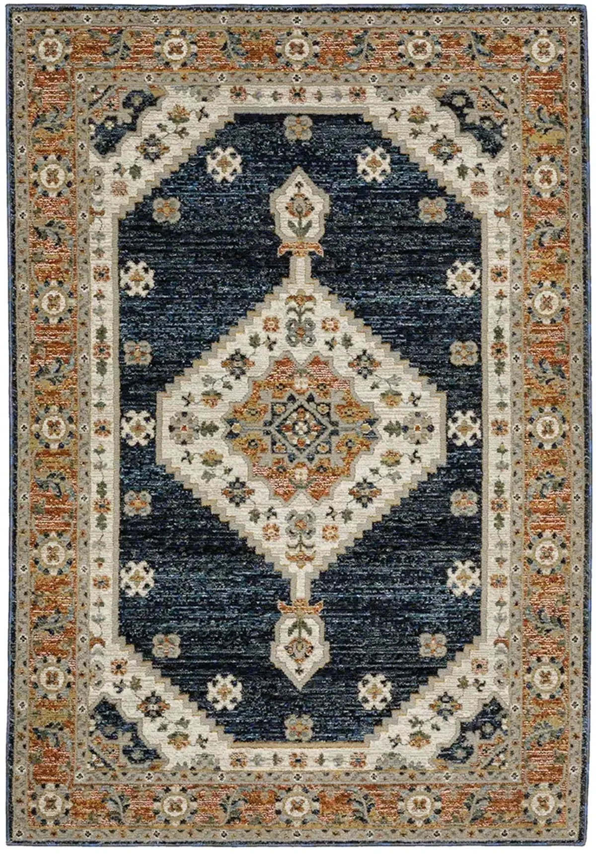 Andorra 7'10" x 10'10" Blue Rug