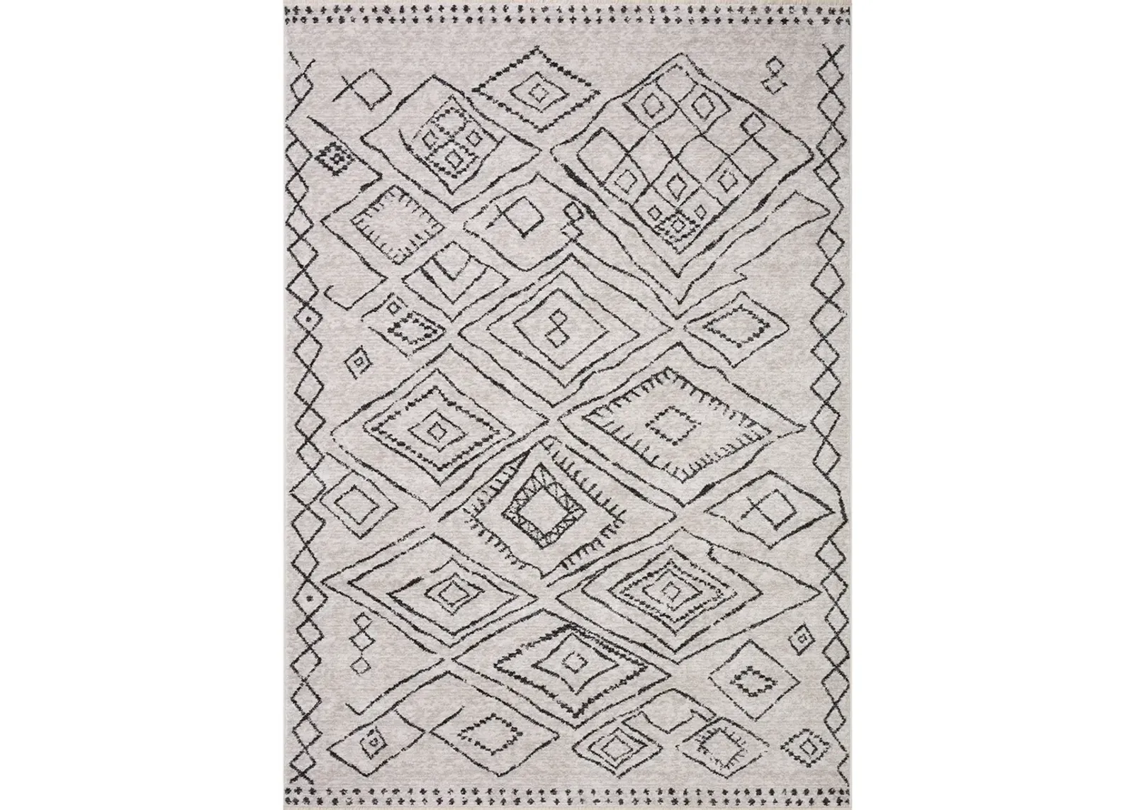 Vance VAN06 Dove/Charcoal 5'3" x 7'9" Rug