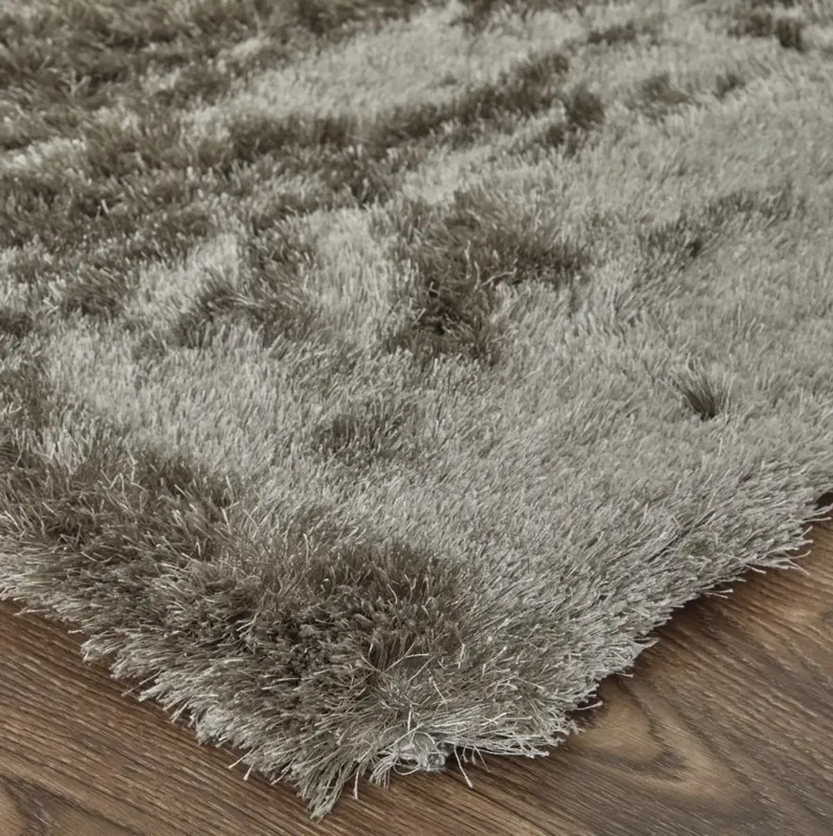 Indochine 4550F Gray/Black 2'6" x 6' Rug